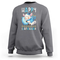 Funny Happy Llamakkah Sweatshirt Cute Llama Jewish Holiday Gift - Wonder Print Shop