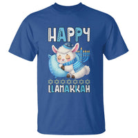 Funny Happy Llamakkah T Shirt Cute Llama Jewish Holiday Gift - Wonder Print Shop