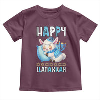 Funny Happy Llamakkah Toddler T Shirt Cute Llama Jewish Holiday Gift - Wonder Print Shop