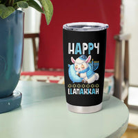 Funny Happy Llamakkah Tumbler Cup Cute Llama Jewish Holiday Gift - Wonder Print Shop