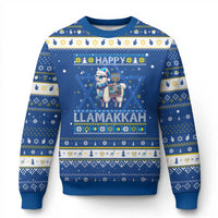 Happy LLamakkah Hanukkah Ugly Sweater Funny Llama Chanukkah Christmas Gift - Wonder Print Shop