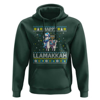 Happy LLamakkah Hoodie Funny Llama Ugly Hanukkah Christmas Gift - Wonder Print Shop