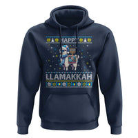 Happy LLamakkah Hoodie Funny Llama Ugly Hanukkah Christmas Gift - Wonder Print Shop