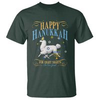 Funny Happy Hanukkah Llama Be Our Guest For Eight Nights Gift T Shirt Funny Hanukkah Gift - Wonder Print Shop