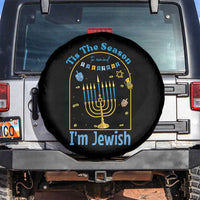 Funny Hanukkah Gift Spare Tire Cover Tis The Season To Remind Everyone Im Jewish - Wonder Print Shop