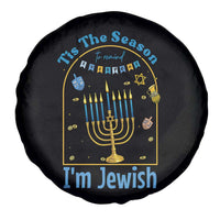 Funny Hanukkah Gift Spare Tire Cover Tis The Season To Remind Everyone Im Jewish - Wonder Print Shop