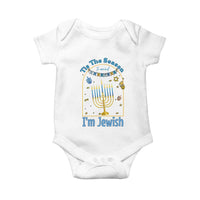 Funny Hanukkah Gift Baby Onesie Tis The Season To Remind Everyone Im Jewish - Wonder Print Shop