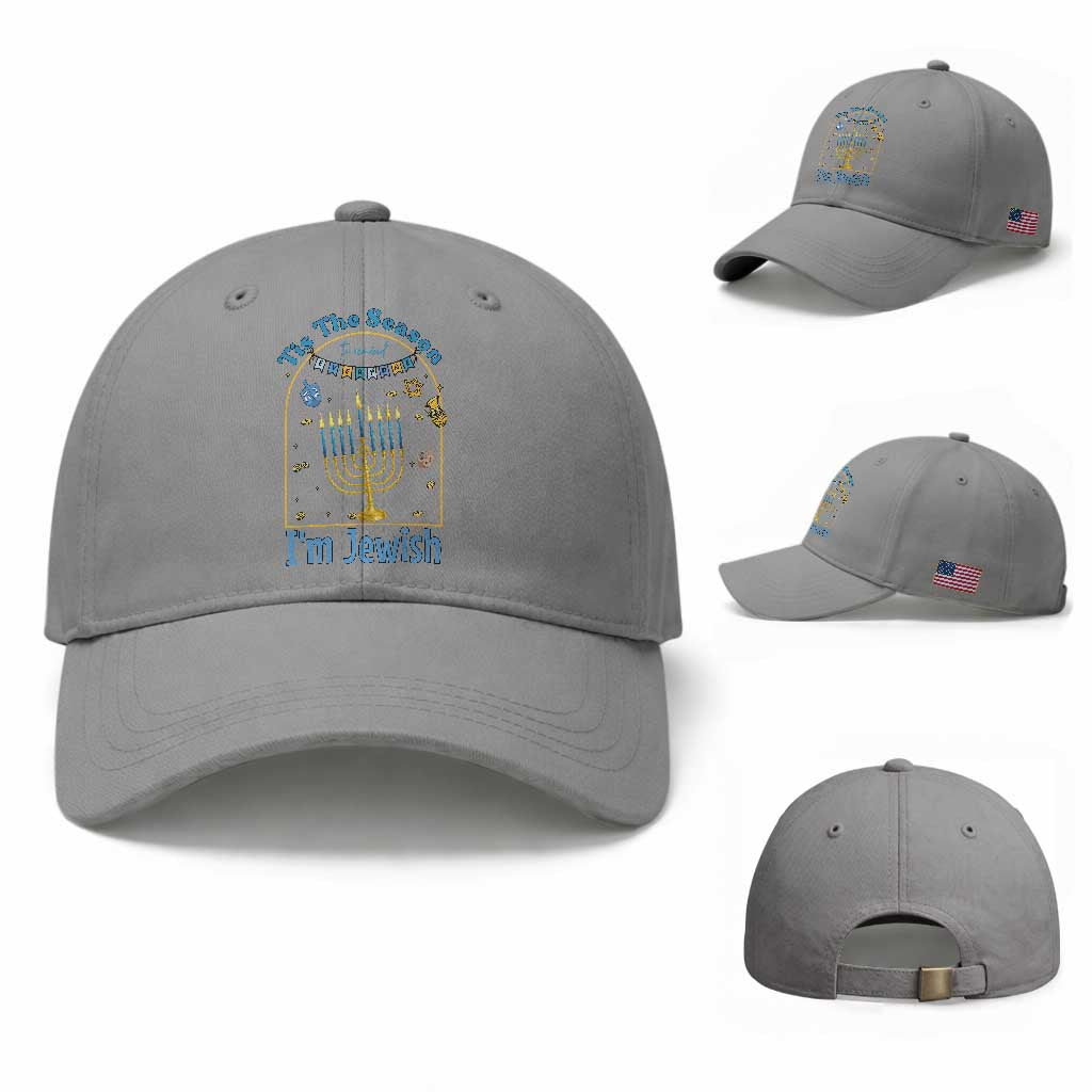 Funny Hanukkah Gift Baseball Cap Tis The Season To Remind Everyone Im Jewish