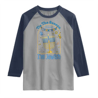 Funny Hanukkah Gift Raglan Shirt Tis The Season To Remind Everyone Im Jewish - Wonder Print Shop