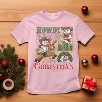 Funny Snowman Cowboy Howdy Christmas T Shirt Western Holiday Gift - Wonder Print Shop