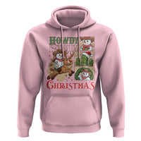 Funny Snowman Cowboy Howdy Christmas Hoodie Western Holiday Gift - Wonder Print Shop