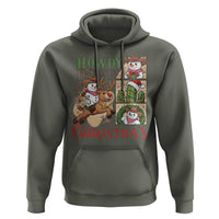 Funny Snowman Cowboy Howdy Christmas Hoodie Western Holiday Gift - Wonder Print Shop
