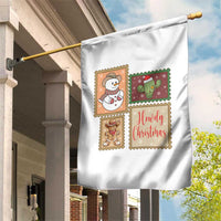 Howdy Christmas Postage Stamp Garden Flag Western Life Holiday Gift - Wonder Print Shop
