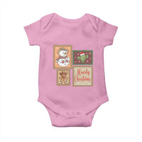 Howdy Christmas Postage Stamp Baby Onesie Western Life Holiday Gift - Wonder Print Shop