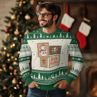 Howdy Xmas Postage Stamp Ugly Christmas Sweater Western Life Holiday Gift - Wonder Print Shop