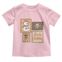 Howdy Christmas Postage Stamp Toddler T Shirt Western Life Holiday Gift - Wonder Print Shop