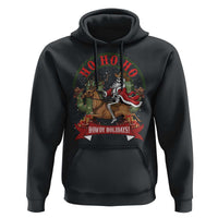 Funny Western Skeleton Cowboy Christmas Hoodie Howdy Holidays - Wonder Print Shop
