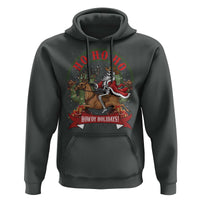 Funny Western Skeleton Cowboy Christmas Hoodie Howdy Holidays - Wonder Print Shop