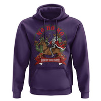 Funny Western Skeleton Cowboy Christmas Hoodie Howdy Holidays - Wonder Print Shop
