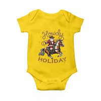 Black Santa Howdy Western Cowboy Baby Onesie Christmas Gift - Wonder Print Shop