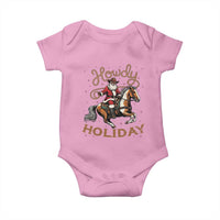 Black Santa Howdy Western Cowboy Baby Onesie Christmas Gift - Wonder Print Shop