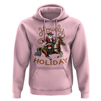 Black Santa Howdy Western Cowboy Hoodie Christmas Gift - Wonder Print Shop