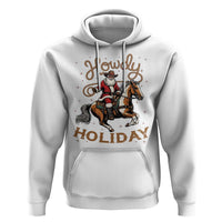 Black Santa Howdy Western Cowboy Hoodie Christmas Gift - Wonder Print Shop