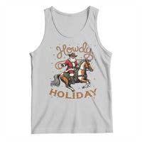 Black Santa Howdy Western Cowboy Tank Top Christmas Gift - Wonder Print Shop