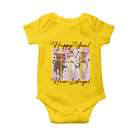 Western Christmas Horse Rider Baby Onesie Happy Yee Haw Lidays - Wonder Print Shop