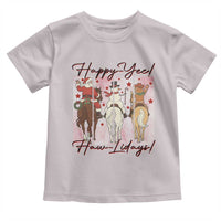 Western Christmas Horse Rider Toddler T Shirt Happy Yee Haw Lidays - Wonder Print Shop