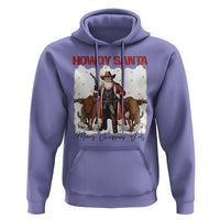 Howdy Santa Merry Christmas Y'all Hoodie Funny Western Bull Riding - Wonder Print Shop