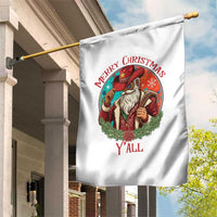 Howdy Santa Merry Christmas Y'all Garden Flag Funny Western Holiday Gift - Wonder Print Shop
