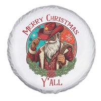 Howdy Santa Merry Christmas Y'all Spare Tire Cover Funny Western Holiday Gift - Wonder Print Shop