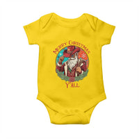 Howdy Santa Merry Christmas Y'all Baby Onesie Funny Western Holiday Gift - Wonder Print Shop