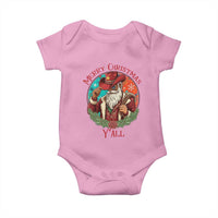 Howdy Santa Merry Christmas Y'all Baby Onesie Funny Western Holiday Gift - Wonder Print Shop