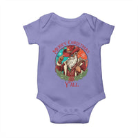 Howdy Santa Merry Christmas Y'all Baby Onesie Funny Western Holiday Gift - Wonder Print Shop