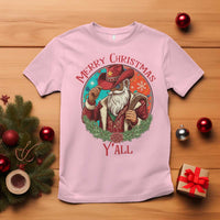 Howdy Santa Merry Christmas Y'all T Shirt Funny Western Holiday Gift - Wonder Print Shop