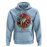 Howdy Santa Merry Christmas Y'all Hoodie Funny Western Holiday Gift - Wonder Print Shop