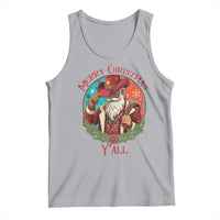 Howdy Santa Merry Christmas Y'all Tank Top Funny Western Holiday Gift - Wonder Print Shop