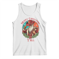 Howdy Santa Merry Christmas Y'all Tank Top Funny Western Holiday Gift - Wonder Print Shop