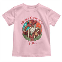 Howdy Santa Merry Christmas Y'all Toddler T Shirt Funny Western Holiday Gift - Wonder Print Shop
