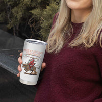 Merry Buckin Christmas Tumbler Cup Black Santa Western Rodeo Gift - Wonder Print Shop