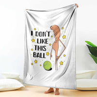 Funny Marcus The Worm Tennis Lover Throw Blanket I Do Not Like This Ball - Wonder Print Shop