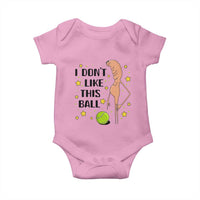 Funny Marcus The Worm Tennis Lover Baby Onesie I Do Not Like This Ball - Wonder Print Shop