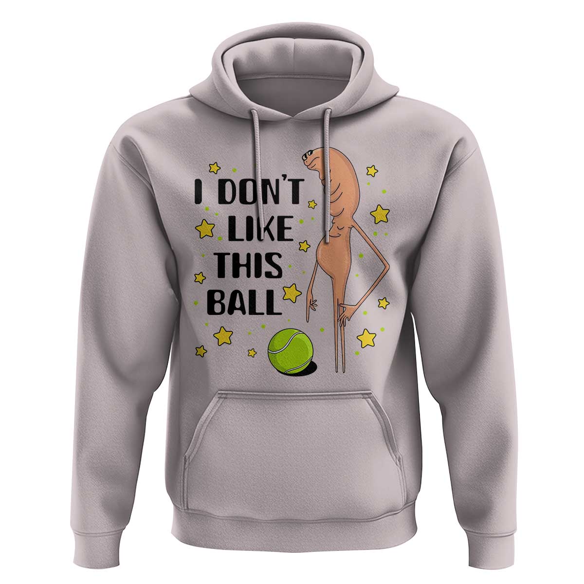 Funny Marcus The Worm Tennis Lover Hoodie I Do Not Like This Ball - Wonder Print Shop