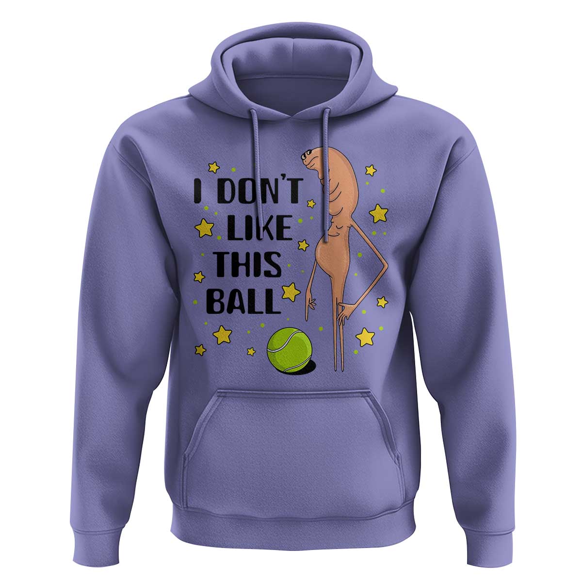 Funny Marcus The Worm Tennis Lover Hoodie I Do Not Like This Ball - Wonder Print Shop