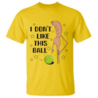 Funny Marcus The Worm Tennis Lover T Shirt I Do Not Like This Ball - Wonder Print Shop