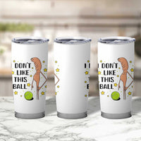 Funny Marcus The Worm Tennis Lover Tumbler Cup I Do Not Like This Ball - Wonder Print Shop
