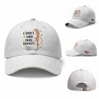 Funny Marcus The Worm Tennis Lover Baseball Cap I Do Not Like This Racket