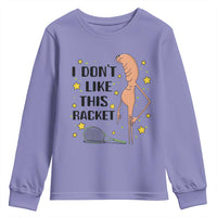 Funny Marcus The Worm Tennis Lover Youth Sweatshirt I Do Not Like This Racket - Wonder Print Shop